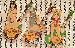 2006 Hard Rock Cafe Philadelphia Sexy Club Girls (3) Pin Le Set