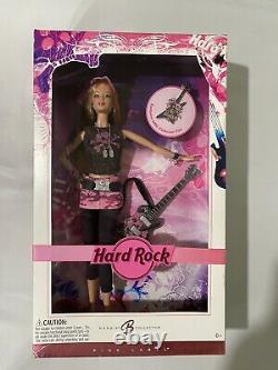 2006 Pink Label Hard Rock Cafe Collector Barbie Doll /hrc Collector Pin