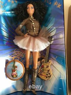 2007 Gold Label Hard Rock Cafe Collector Barbie Doll With Hrc Collector Pin- Nib