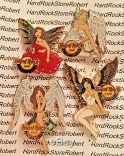 2007 Hard Rock Cafe Memphis Sexy Angel Series Complete (4) Pin Le Set