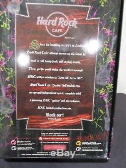 2008 Hard Rock Cafe Barbie Doll w Exclusive Collector Pin and guitar. Gold Label