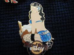 2009 Hard Rock Cafe Boston Sexy Pin Up Girls Complete Collection Rare Le Pins