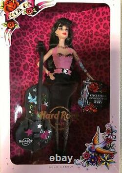 2009 Hard Rock Cafe Gold Label Barbie Brand New In Box Collector Pin