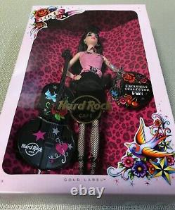 2009 Hard Rock Cafe Gold Label Barbie Brand New In Box Collector Pin