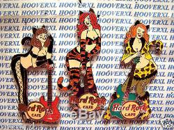 2010 Hard Rock Cafe On Line Sexy Catwomen (3) Le50 Pin Set