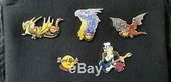 2019 HARD ROCK CAFE DRAGON SERIES GAME OF THRONES COMP (3) PIN SET + 2 extra lot