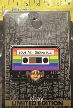 2019 Hard Rock Cafe Pride 19 Atlanta Limited Edition Love All- Serve All pin