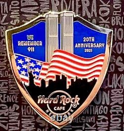 2021 Hard Rock Cafe New York 9/11 World Trade Center 20th Anniversary Le Pin
