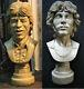2 Bust Rock Collection Mick Jagger & Jim Morrison Rolling Stones Doors Statue