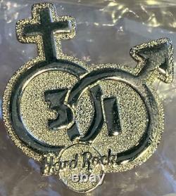 31st Year Hard Rock Cafe STAFF Sterling Silver PIN Male & Female Symbols #45390