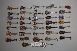38 Hard Rock Cafe Guitar pins