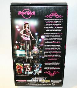 4th HARD ROCK CAFE BARBIE DOLL 2006 with Guitar Pin MATTEL NRFB Pink Label L4175