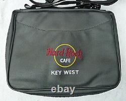65 HARD ROCK COLLECTOR PINS, LEATHER KEY WEST CASE, PIN COLLECTOR GUIDE 1st ED