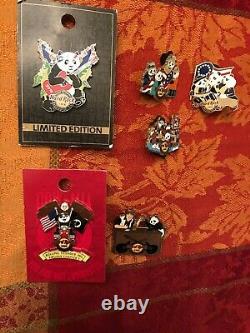6 Hard Rock Cafe WASHINGTON DC PINS ALL Pandas Patriotics/POWith150 Visits VHTF