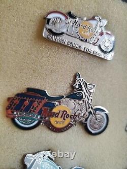 ALL MOTORCYCLE / BIKER EDITIONS Hard Rock Cafe 20 Pin Collector Set RARE
