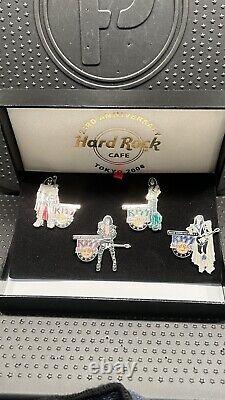 Ap 2006 Kiss Hard Rock Cafe Box Pin Setof 4 Tokyo 23rd Anniversary Le 500 Ap