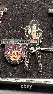 Ap 2006 Kiss Hard Rock Cafe Box Pin Setof 4 Tokyo 23rd Anniversary Le 500 Ap