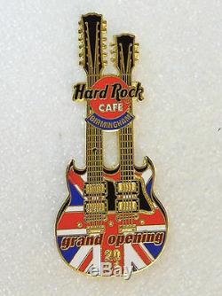 BIRMINGHAM, Hard Rock Cafe Pin, GRAND OPENING Double Neck Closed Cafe