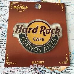 BUENOS AIRES ARGENTINAHard Rock CafeHRCCLASSIC LOGO SOUVENIR METAL MAGNET
