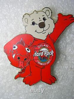 CARDIFF, Hard Rock Cafe Pin, City BEAR, Closed Cafe LE, Dylan