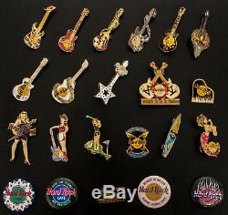Collection of Hard Rock Cafe Collector Pins Never Worn Excellent Condition