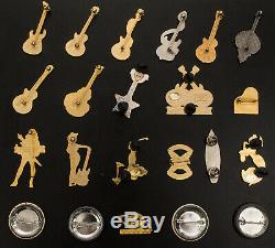 Collection of Hard Rock Cafe Collector Pins Never Worn Excellent Condition