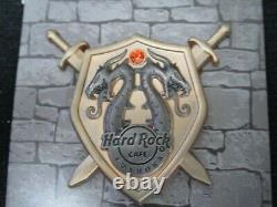 Complete setHARD ROCK CAFE JAPAN 3D Dragon and Shield Pin (Limited 200 each)