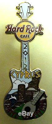 Cyprus 2012 Grand Opening Hard Rock Cafe Guitar Pin Le 300! Discontinued