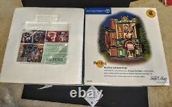 Free Shipping-DEPT 56 SNOW VILLAGE SERIES HARD ROCK CAFE SNOW VILLAGE WithPIN New