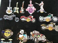 HARDROCK CAFE LOT OF 34 PINS SOME NEW SOME USED c