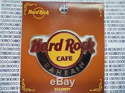 HARD ROCK CAFE BAHRAIN CLASSIC CITY LOGO FRIDGE MAGNET (not bottle opener)