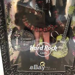 HARD ROCK CAFE BARBIE GOTHIC PUNK DOLL GOLD LABEL With GUITAR & PIN 2008 NEW NRFB