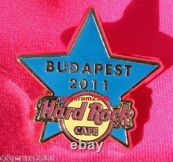 HARD ROCK CAFE BUDAPEST Blue Training Star STAFF 2011 #68549 Limited Edition 50