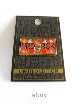 HARD ROCK CAFE HONG KONG LICENSE PLATE HRC SERIES PIN (Missing letter A)