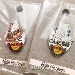 HARD ROCK CAFE JAPAN 3D Hello Pin Series Set of 8 Japanese