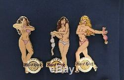 HARD ROCK CAFE PHILADELPHIA SEXY SOUTH STREET DELITE BIKINI GIRLS (3 pins)