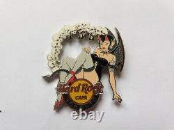 HARD ROCK CAFE Toronto 2005 Sexy Devil with Wings & Skulls in Lingerie Girl Pin