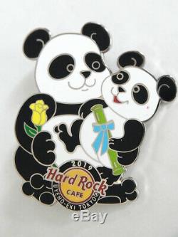 HARD ROCK CAFE UYENO-EKI 2019 Panda Pin-Jun & Baby Panda Pin-1,2 (Limited 300ea)