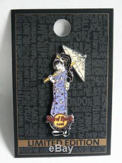 HARD ROCK CAFE in JAPAN 2019 Kimono Girl Pins Set of 4 (Limited 200 each)