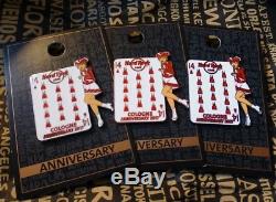 HRC Hard Rock Cafe COLOGNE 14th anniversary set of 3 pins LE 100