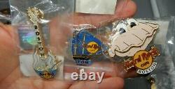 HRC Lot of 77 Assorted Hard Rock Cafe Pins L. A. To N. Y, Tokyo, Toronto, etc NIP