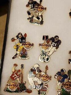 Hard Rock Cafe 16 Pin Collection Limited 300 2005 Football Opening Day Guitars