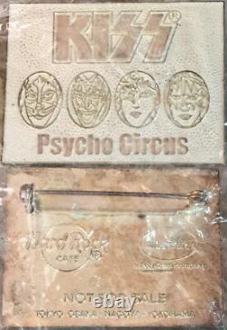 Hard Rock Cafe 1998 KISS PSYCHO CIRCUS Rare Special Event PROMOTIONAL PIN #10060