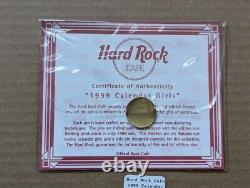 Hard Rock Cafe 1999 Calendar Girls Framed Pins Limited Edition 1176/1999