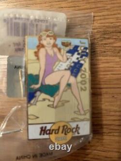 Hard Rock Cafe 2002 Calendar Girls pin set- HRO Limited Edition of 500