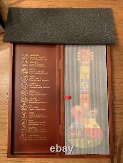 Hard Rock Cafe 2002 Zodiac Guitar Puzzle Pin Set- HRO Limited Edition of 500