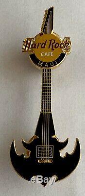 Hard Rock Cafe 2003 Maui Memorabilia Guitar Series Pin Queensryche Bat Guitar