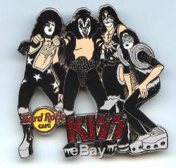 Hard Rock Cafe 2006 Online KISS STUN Gene Paul Peter Ace Group GIANT Pin LE100