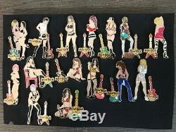 Hard Rock Cafe 2007 Chicago Girls Of Rock Complete Series (15 Pins)