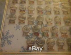 Hard Rock Cafe 2015 Holiday SNOWGLOBE Series 73 PINS Frame plus 3 Prototypes. LE